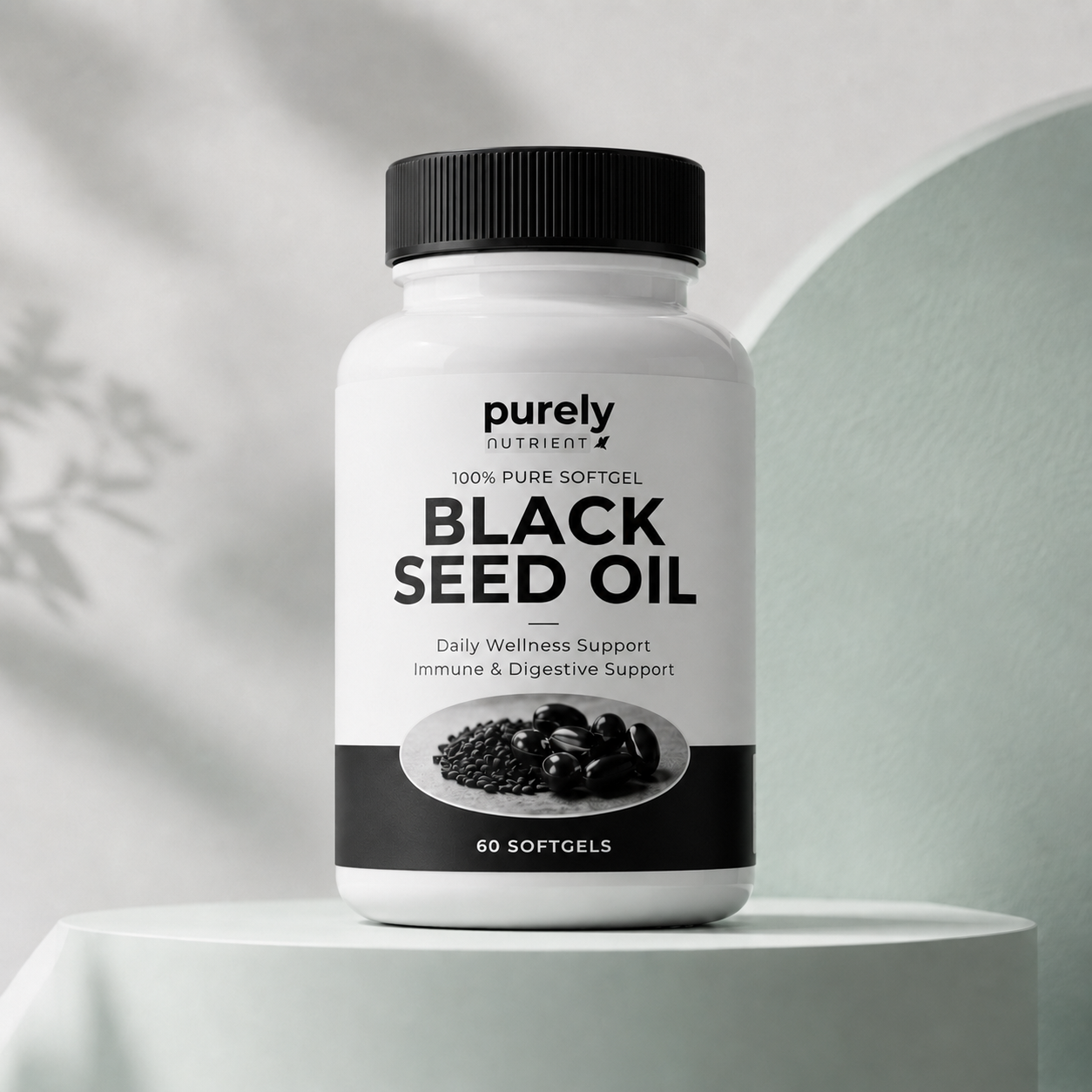 Purely Nutrient Ethiopian Black Seed Oil